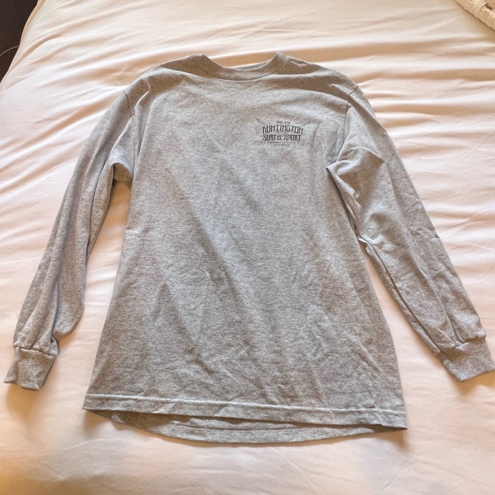 BRAND NEW Huntington Surf & Sport Grey Long Sleeve